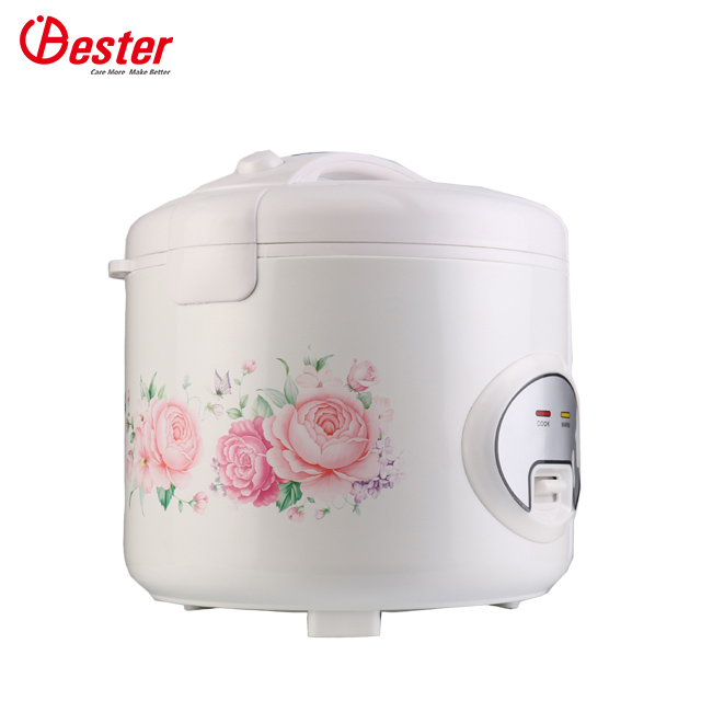Pattern Rice Cooker Flower pattern rice cooker 1.8Ltr with keep warm function - Bester